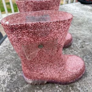 Rose Gold toddler Rain Boots